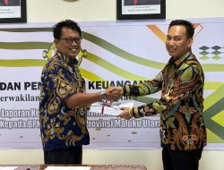 Sekda Haltim Serahkan Laporan  Keuangan Pemerintah Daerah Unaudited Tahun 2023 Ke BPK