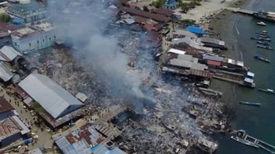 Kerugian Capai 2 Milyar, Ini Penyebab Kebakaran Di Halmahera Timur