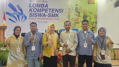 Tiga Siswa SMK Negeri 1 Halmahera Timur Ikut Lomba Kompetensi Tingkat Provinsi