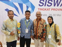 Siswa SMK Negeri 1 Haltim Asal Maba Utara Raih Juara 1 Lomba Kompetensi Siswa Tingkat Provinsi Maluku Utara