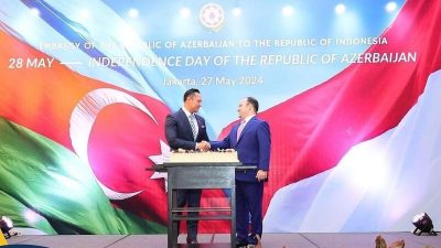 Menteri AHY Bicara Potensi Kerja Sama Indonesia – Azerbaijan dalam Peringatan Kemerdekaan ke-106 Republik Azerbaijan