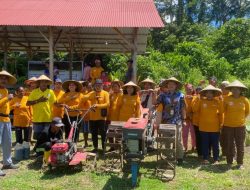 CSR PT Antam Gandeng BPP Kecamatan Maba Gelar Pelatihan Alat Produksi Pertanian Kepada  Petani Harmoni