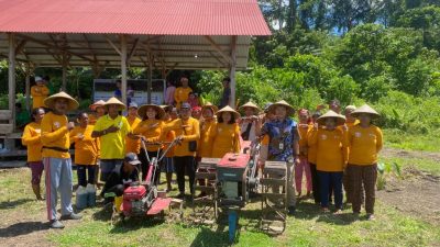 CSR PT Antam Gandeng BPP Kecamatan Maba Gelar Pelatihan Alat Produksi Pertanian Kepada  Petani Harmoni