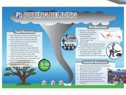 BPBD Halmahera Timur Siaga Angin Puting Beliung