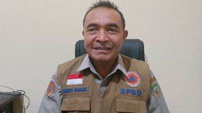 Intensitas Curah Hujan yang Tinggi Picu Longsor  Gunung Jagung, BPBD Haltim Himbau Masyarakat Berhati-hati