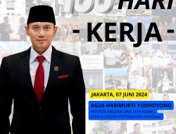 Dalam Rangka 100 Hari Kerja, Menteri AHY: Bagian dari Transparansi dan Akuntabilitas Institusi Pemerintah
