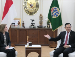 Menteri AHY Menerima Kunjungan Duta Besar Norwegia Untuk Indonesia