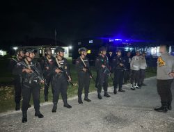 Jaga Kamtibmas, Polsek Maba Selatan Lakukan Patroli