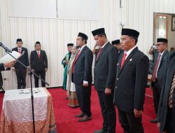 Kepala Kantor Pertanahan Kabupaten Halmahera Timur Melantik Pejabat Pembuat Akta Tanah Sementara (PPATS)