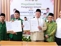 Dorong Pemanfaatan Tanah Wakaf secara Produktif, Menteri Nusron dan Ketua DPP PUI Teken MoU