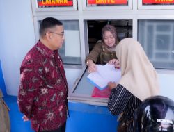 Wamen Ossy Imbau Jajaran Lakukan Pengelolaan Pertanahan yang Teliti dan Tepat, Tinjau Kantah Kabupaten Kendal