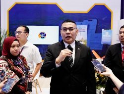 Perkenalkan Peran Strategis dalam Infrastruktur, Wamen Ossy Tinjau Booth Kementerian ATR/BPN di ICI 2025