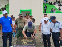 Bupati Halmahera Timur Resmikan Stadion Mancalele, dan Buka Resmi Open Turnamen Cemara Jaya Cup I