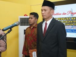 Pelantikan dan Pengambilan Sumpah Pejabat Pembuat Akta Tanah (PPAT) Wilayah Kerja Kabupaten Halmahera Timur