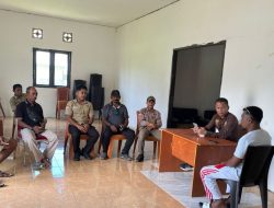 Upaya Penyelesaian Sengketa Pertanahan , Kepala Kantor Tinjau Lokasi Ke Desa Baburino
