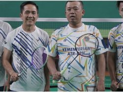 Tunjukkan Semangat Sportivitas, Menteri Nusron dan Wali Kota Palembang Memeriahkan Pekan Olahraga Nasional Korps Pegawai Republik Indonesia (PORNAS KORPRI) XVII Tahun 2025