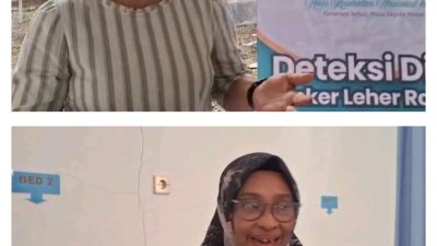 Jelang HKN Ke 61, Dinkes Haltim dan PT Position Gelar Pemeriksaan Kesehatan Deteksi Dini Kanker Mulut Rahim