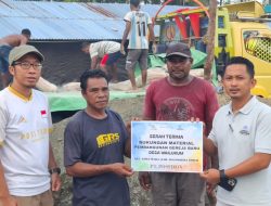 Bersama Membangun Rumah Iman, PT Position Hadir di Tengah Jemaat Wailukum