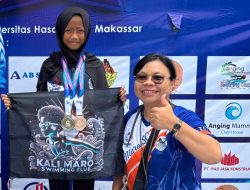 Debut Memukau! Adzkiya, Murid SD Muhammadiyah PK Merauke, Sabet Medali di Kejuaraan Renang Nasional
