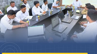 Kepala Kantor Pertanahan Kabupaten Halmahera Timur menggelar rapat evaluasi kinerja