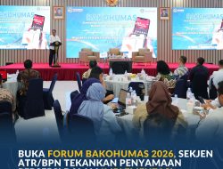 Buka Forum Bakohumas 2026, Sekjen ATR/BPN Tekankan Penyamaan Persepsi dalam Implementasi Sertipikat Elektronik