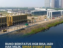 Ruko Berstatus HGB Bisa Jadi Hak Milik, Simak Syarat dan Ketentuannya