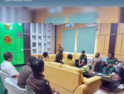 Perkuat Sinergi Aparat Penegak Hukum, Kepala kantor pertanahan kabupaten Halmahera Timur Hadiri Kunjungan Kerja Kajati Maluku Utara