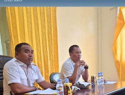 Percepat Pemecahan SHM Kota Maba, Kepala kantor pertanahan kabupaten Halmahera Timur Hadiri Rapat Koordinasi Lintas Sektor