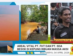 AREAL VITAL PT. FHT DAN PT. SDA BESOK DIKEPUNG RIBUAN MASSA AKSI