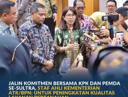 Jalin Komitmen Bersama KPK dan Pemda se-Sultra, Staf Ahli Kementerian ATR/BPN: untuk Peningkatan Kualitas Layanan Pertanahan
