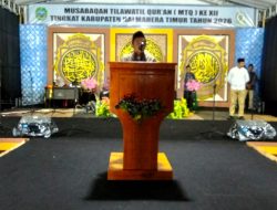 Wakil Bupati Anjas Taher Resmi Menutup MTQ ke-12 Halmahera Timur di Lolobata