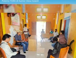 Perkuat Pelaksanaan Reforma Agraria, Kantor Pertanahan Halmahera Timur Laksanakan Kunjungan Lapang Potensi TORA di Kantor Desa Sowoli