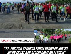 PT, Position Sponsor Penuh Kegiatan HUT 23, Jalan Sehat dan Bersih Sampah Plastik