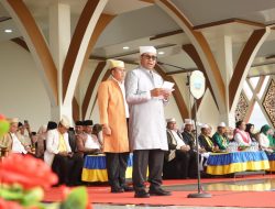 Upacara HUT ke-23 Haltim Berlangsung Khidmat, Bupati Ubaid Ajak Elemen Daerah Jaga Harmoni