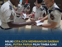 Miliki Cita-Cita Membangun Daerah Asal, Putra Papua Pilih Timba Ilmu di Politeknik Agraria STPN