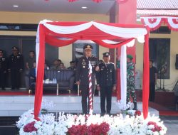 Polres Halmahera Timur Gelar Upacara Hari Bhayangkara Ke 80