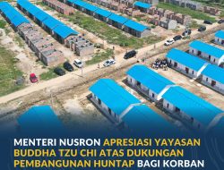 Menteri Nusron Apresiasi Yayasan Buddha Tzu Chi atas Dukungan Pembangunan Huntap bagi Korban Bencana di Aceh Tamiang