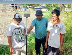 Dukung Tertib Administrasi Pertanahan, Kantor Pertanahan Kabupaten Halmahera Timur Lakukan Pengukuran Pemisahan di Desa Sidomulyo