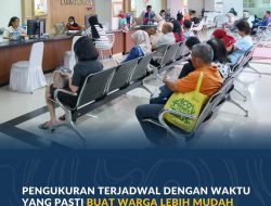 Pengukuran Terjadwal dengan Waktu yang Pasti Buat Warga Lebih Mudah Menyiapkan Diri