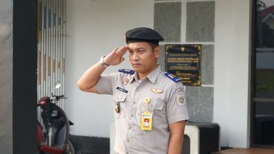 Bangun Budaya Kerja Berintegritas, Kasi Penataan dan Pemberdayaan Kantah Halmahera Timur Pimpin Apel Pagi