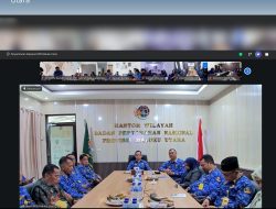 Perkuat Sinergi dan Koordinasi, Kantah Halmahera Timur Ikuti Penyambutan Kepala Kanwil BPN Maluku Utara