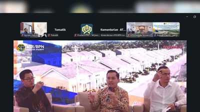 Dukung Kepastian Hak atas Tanah bagi MBR, Kantah Halmahera Timur Ikuti Sosialisasi Sertipikasi Tanah Secara Daring