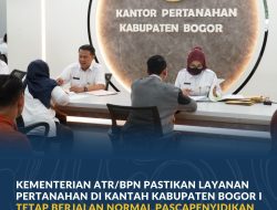 Kementerian ATR/BPN Pastikan Layanan Pertanahan di Kantah Kabupaten Bogor I Tetap Berjalan Normal Pascapenyidikan Kepolisian