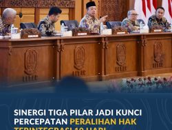 Sinergi Tiga Pilar Jadi Kunci Percepatan Peralihan Hak Terintegrasi 10 Hari