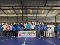 Ketua KONI Haltim Buka Resmi Open Turnamen Futsal Cup I SeOPMI Haltim
