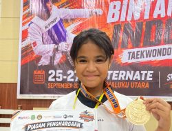 Dede Kalla Harumkan Nama Suara Fayfiye Haltim di Bintang Timur Indonesia Taekwondo Championship